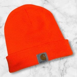 Carhartt youth Vibrant Orange Knit Hat beanie